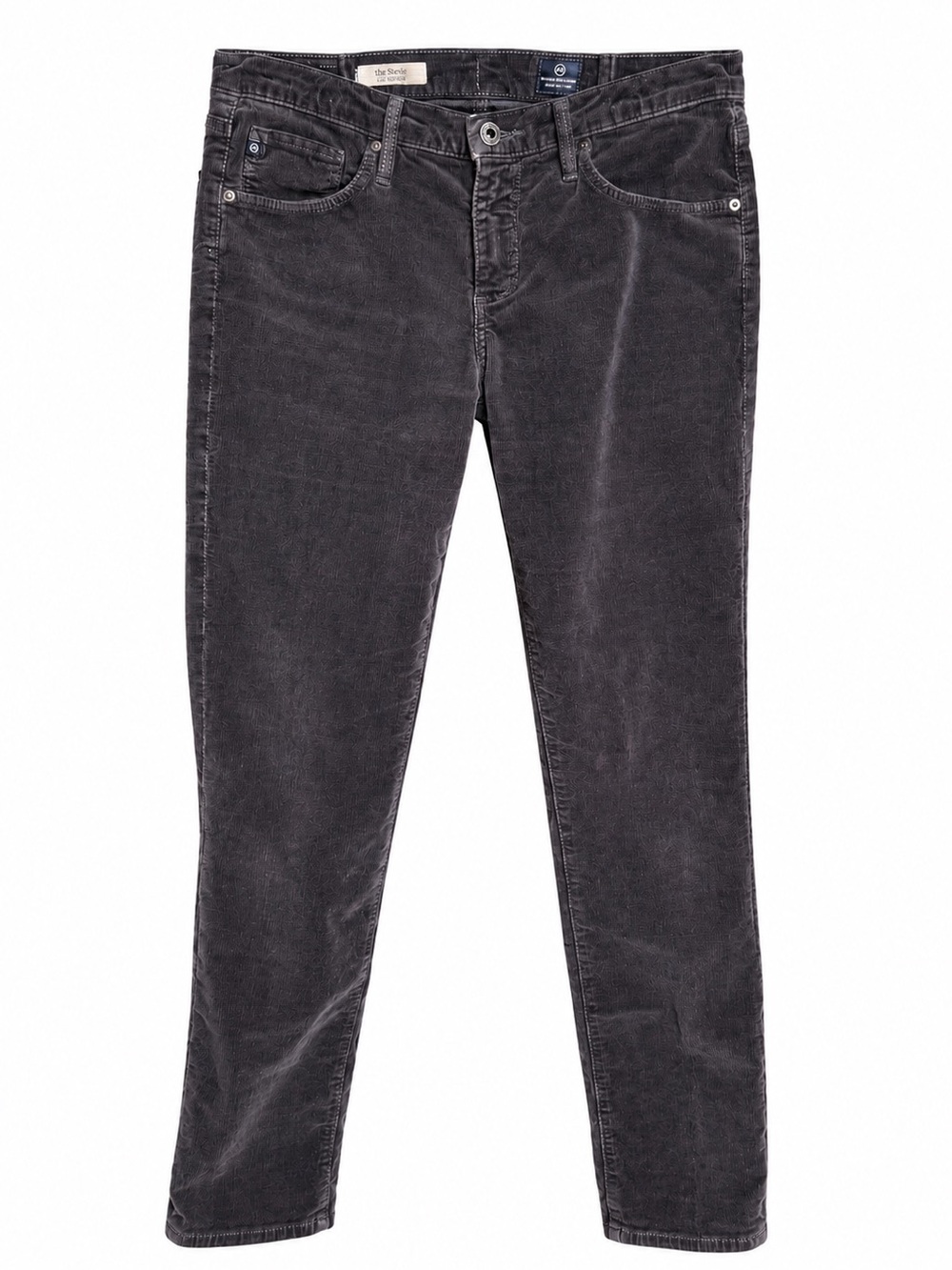 AG Adriano Goldschmied The Stevie Slim Straight Corduroy Pants Size 30R
